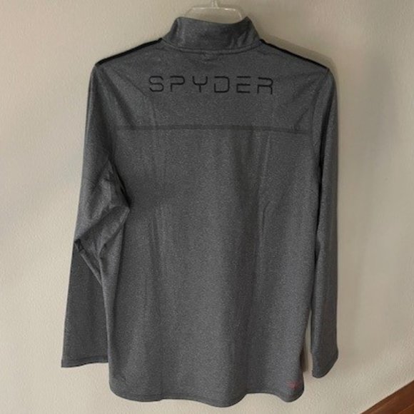 Spyder Men's Quarter Zip Long Sleeve Performance Pullover - Picture 2 of 6